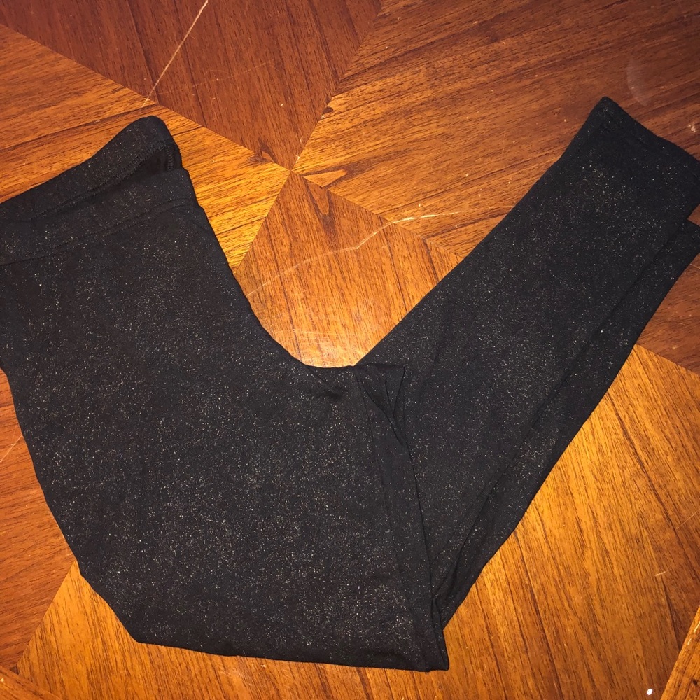 ⚫️ Torrid Gold Glitter Flake Leggings
